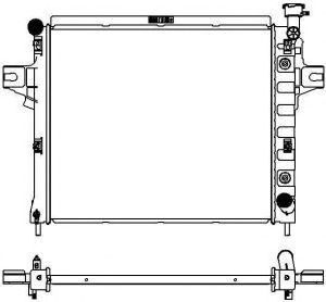 SAKURA AUTOMOTIVE 32311004 -  Радиатор, охлаждение двигателя
